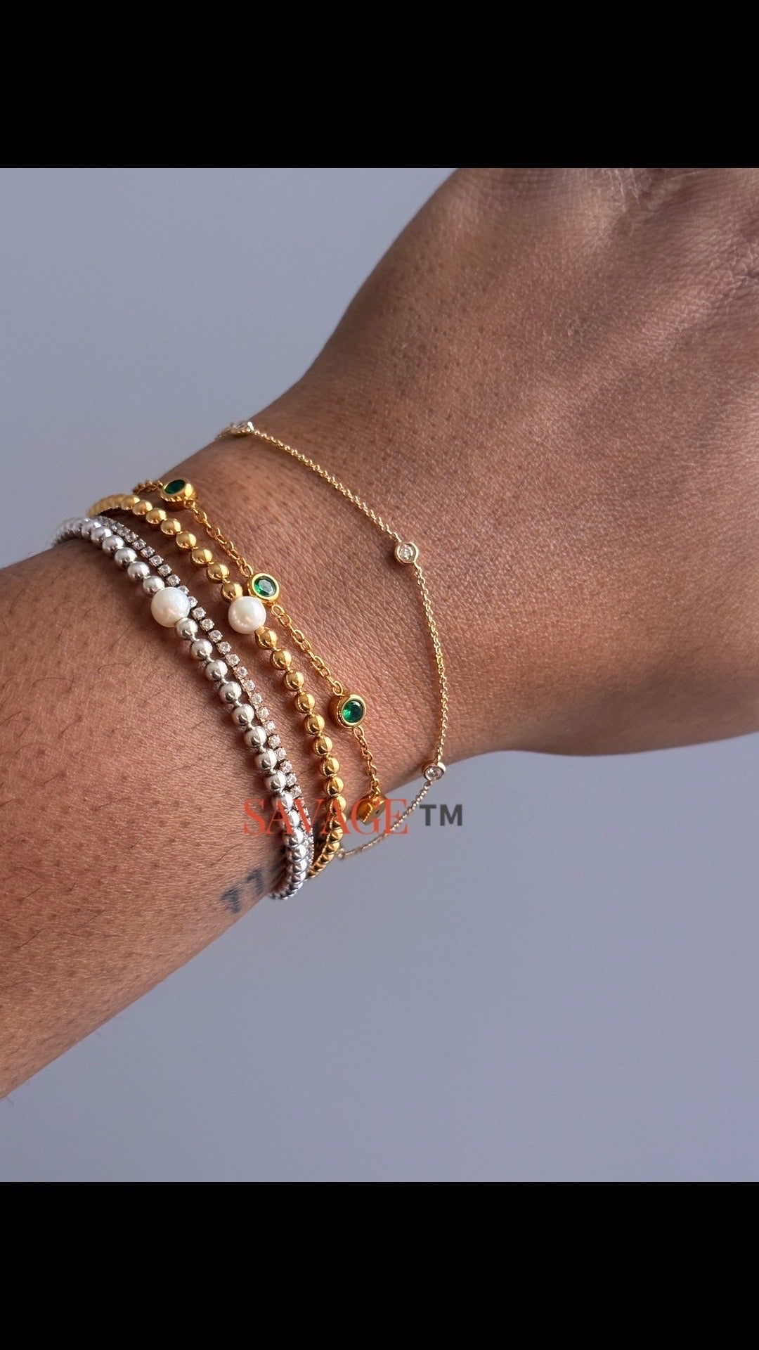 Golden Whisper Diamond Bracelet