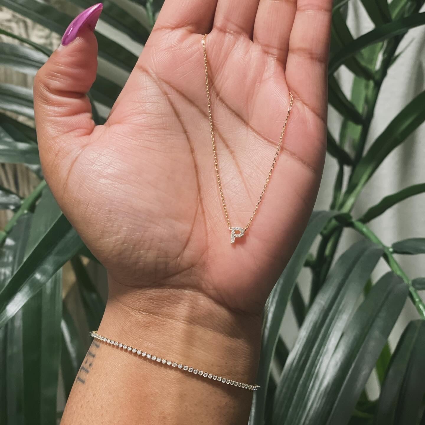 Initial Letter Necklace