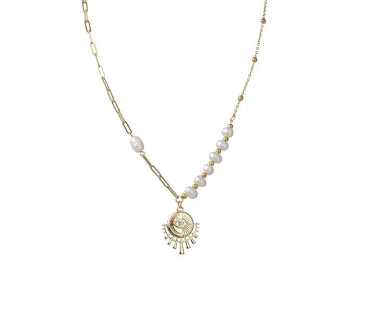 Carissa | Evil Eye Pendant Necklace